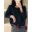 Women'S Vintage Color-Block Cardigan Sweater - Soft Long Sleeve Single-Breasted Front with Red Accent Buttons, Round Neck Casual Winter Sweater for Fall & Winter, Cozy Layering Piece for Everyday Semi-Formal Outfits (No Padding