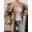 Women's Elegant Long Cardigan Sweater with Button Front Placket & Drop Shoulder Sleeves - Soft Winter Coat, Regular Length Fall/Winter Outerwear (No Chest Padding/) - Casual to Office Wear for Layering over Dresses, Blouses & Trousers