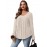 Women's 3pcs V-Neck Sweater Set - Lightweight Layering Shirts with (No Bulk), Beige/Olive /Black Solid Color Tops | Machine Washable All-Season Blouses for Casual & Semi-Formal Outfits, 95% /5% Spandex Wear