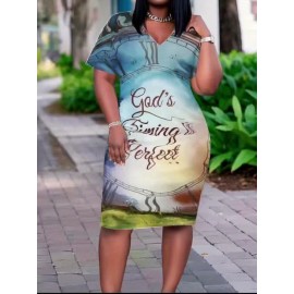 Women'S Plus Size Christian Faith-Inspired 