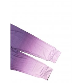 Women'S Plus Size Casual Long Sleeve Pullover Dress - Solid Purple Midi Length A-Line Silhouette with Crew Neck, Slight Stretch Fabric, Cozy Fall/Winter Dress with Pocket Detail & Smooth Texture for Everyday & Semi-Formal Wear - Easy-Care Versatile