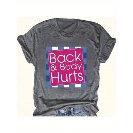 Crew Neck T-Shirt - Fashionable Womens 