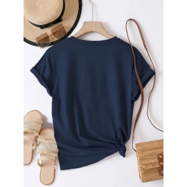 Built-in 1950s Women'S T-shirt Comfortable Fit