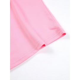 Built-in 1950s Women'S T-shirt Comfortable Fit