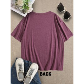 [August Sunshine T-Shirt] Women's August Sunshine & Hurricane Quote T-Shirt - Dark Grey with White Text - Breathable Everyday Summer Tee - Birthday Outfit Idea - Machine Washable Casual Streetwear Top, Graphic Text Shirt, Comfortable Fabric