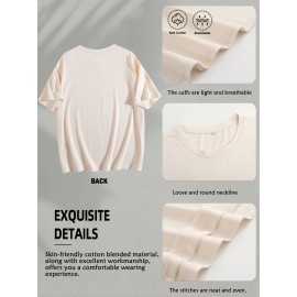 [August Sunshine T-Shirt] Women's August Sunshine & Hurricane Quote T-Shirt - Dark Grey with White Text - Breathable Everyday Summer Tee - Birthday Outfit Idea - Machine Washable Casual Streetwear Top, Graphic Text Shirt, Comfortable Fabric