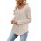 Women's 3pcs V-Neck Sweater Set - Lightweight Layering Shirts with (No Bulk), Beige/Olive /Black Solid Color Tops | Machine Washable All-Season Blouses for Casual & Semi-Formal Outfits, 95% /5% Spandex Wear